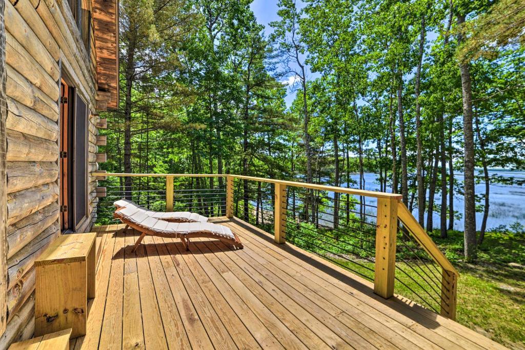 Waterfront Dresden Cabin with Deck and Fire Pit!